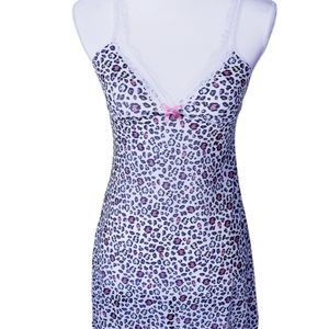 Mesh and Lace Animal Print Teddy